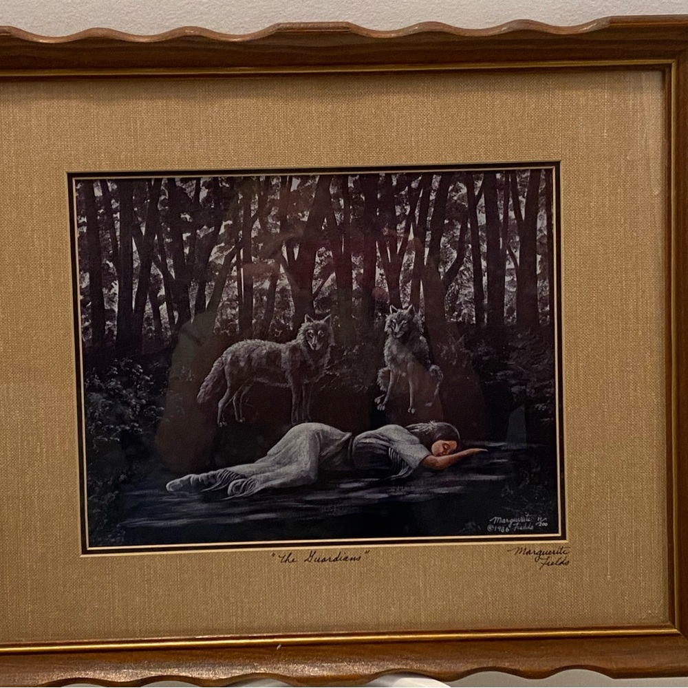Framed signed artwork. - Picture 4 of 6